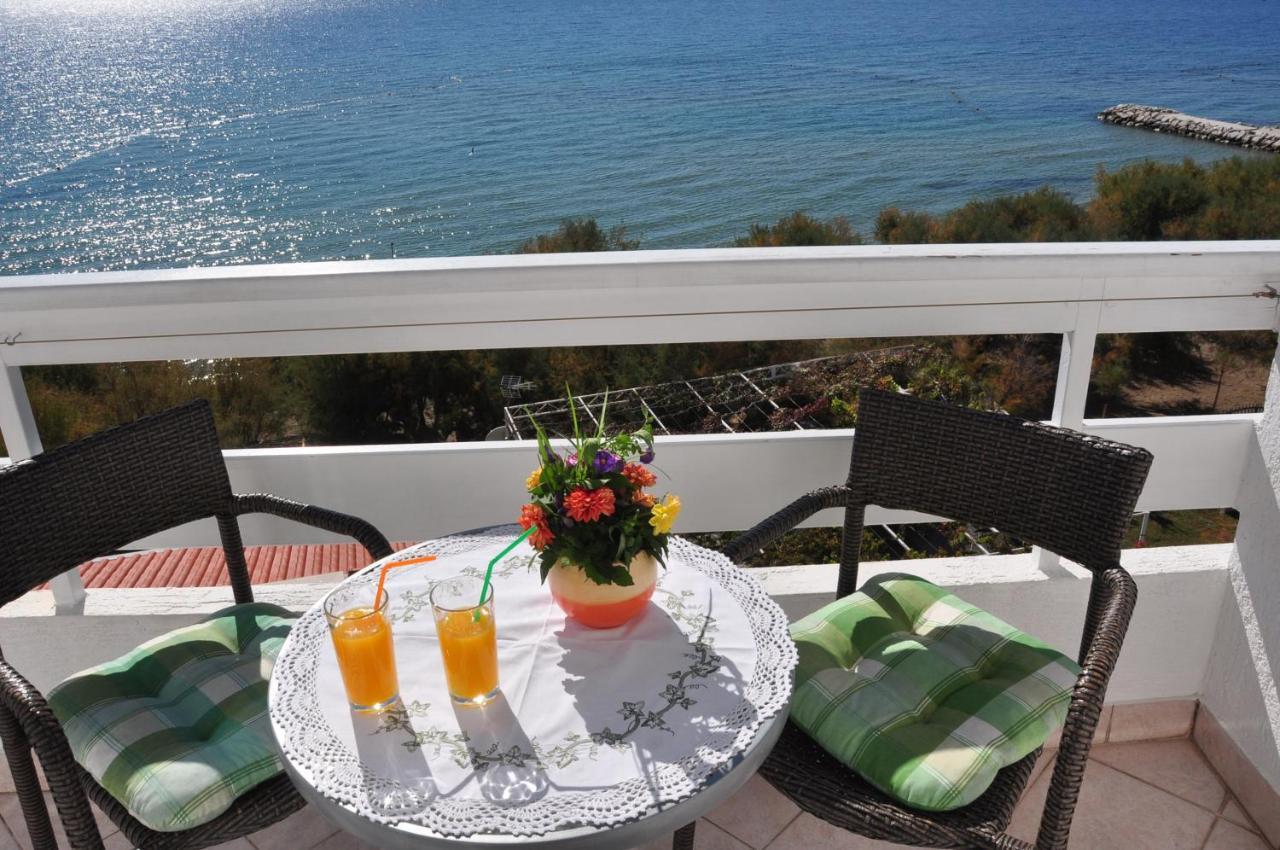 Anastazija Sea View Apartman Omiš Kültér fotó