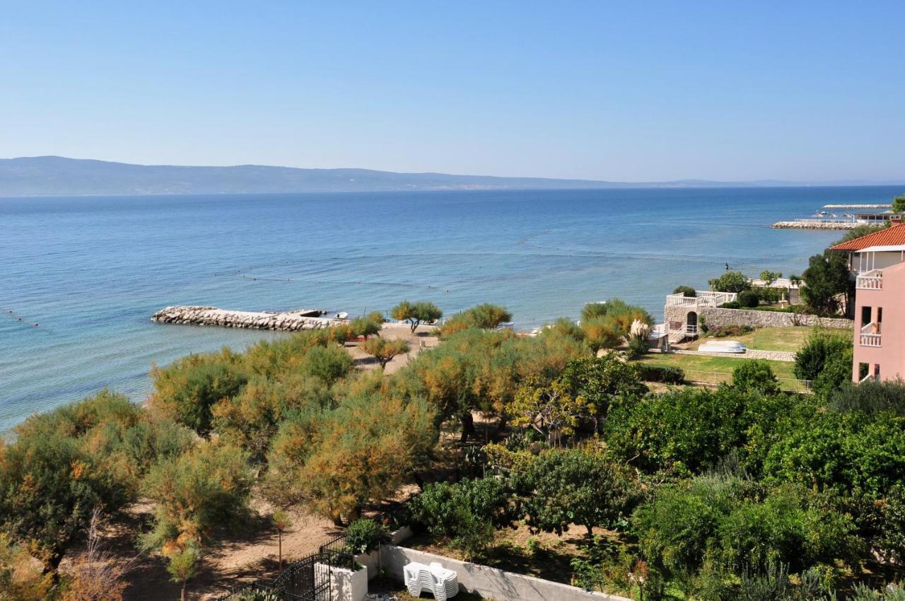 Anastazija Sea View Apartman Omiš Kültér fotó